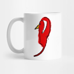 Bird red small Mug